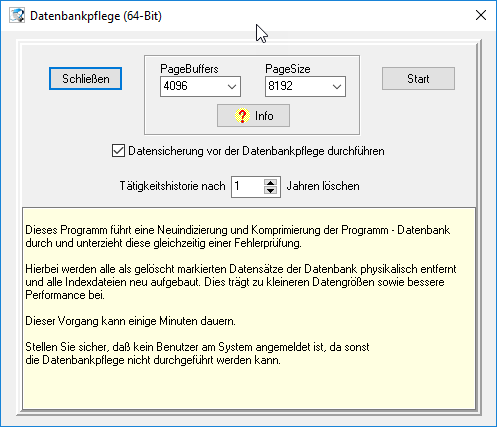 Datenbankpflege