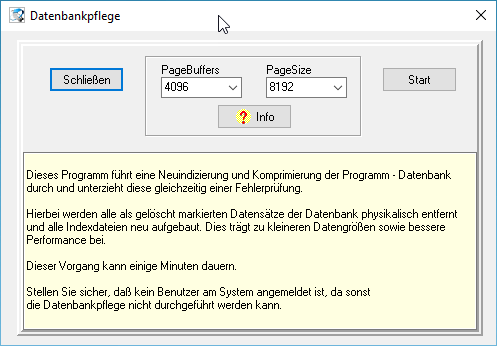 Datenbankpflege
