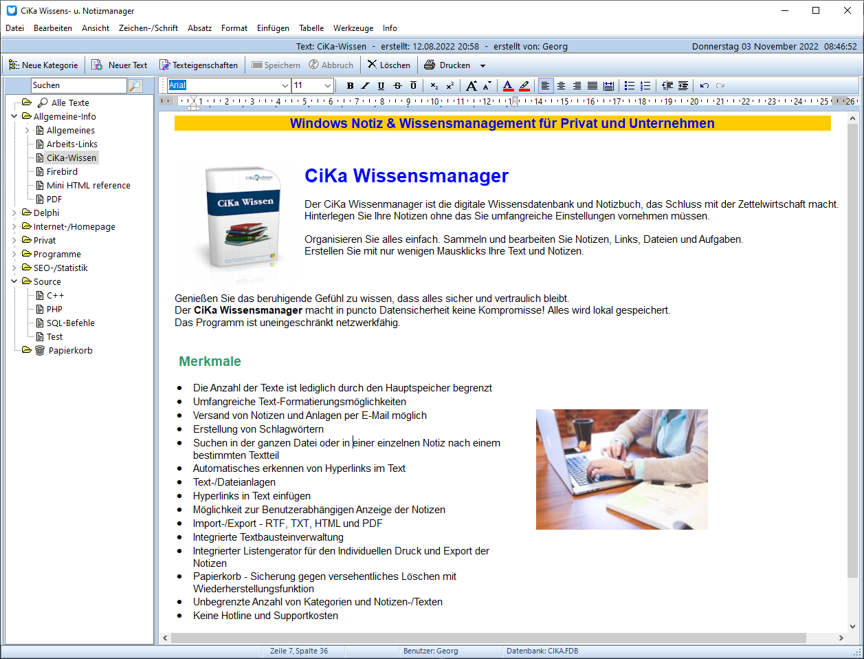 CiKa Wissensmanager CiKa Wissensmanager